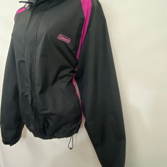 Coleman Jackets & Coats Coleman Pink Black Hooded Jacket Size Sm
